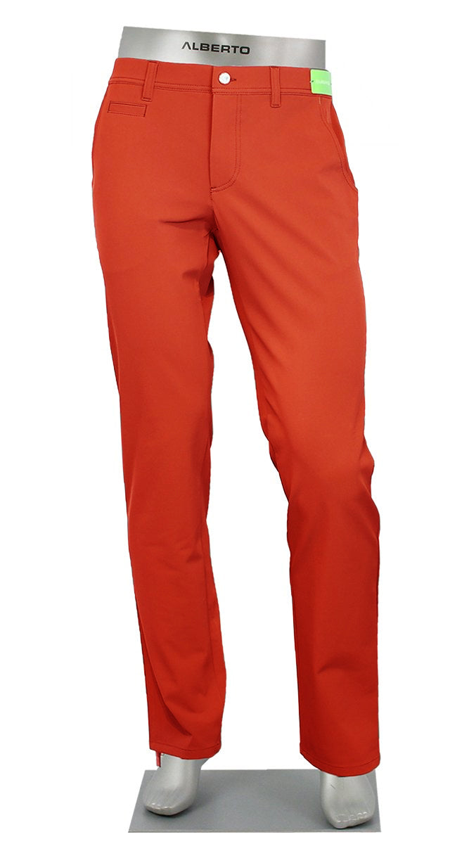 Alberto Rookie Golf 3x Dry Pant Red - Alberto Pants USA