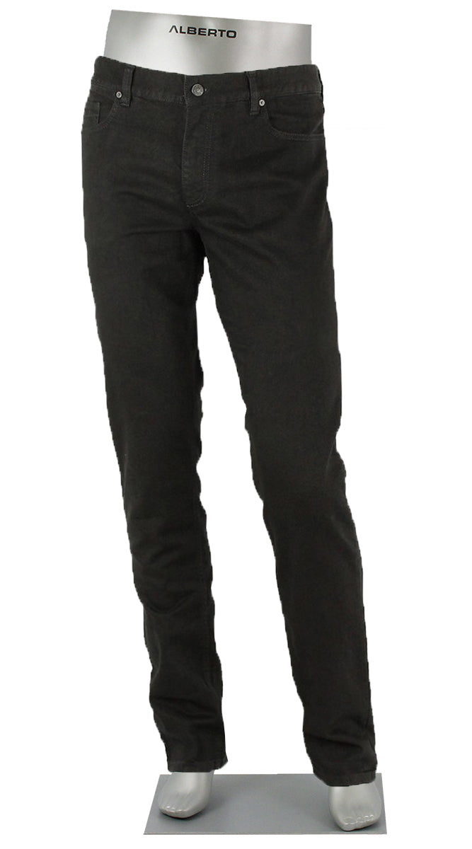 Alberto Slim Superfit Dual Fx Black - Alberto Pants USA