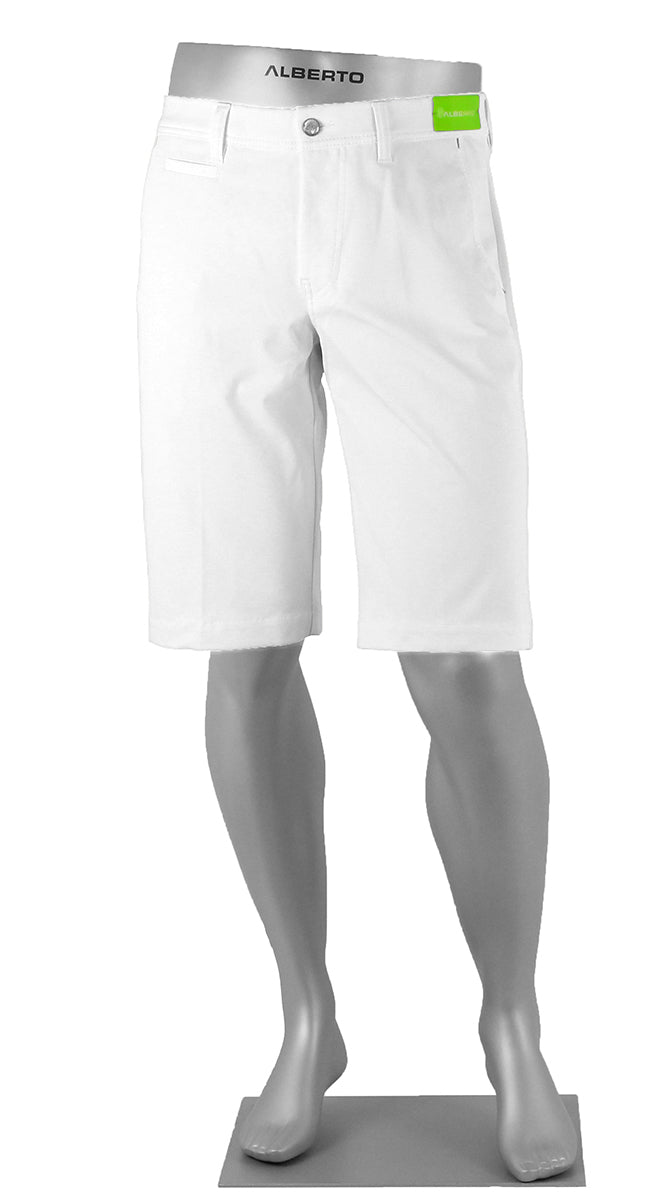 ALBERTO GOLF 3X DRY MASTER SHORTS WHITE 5535