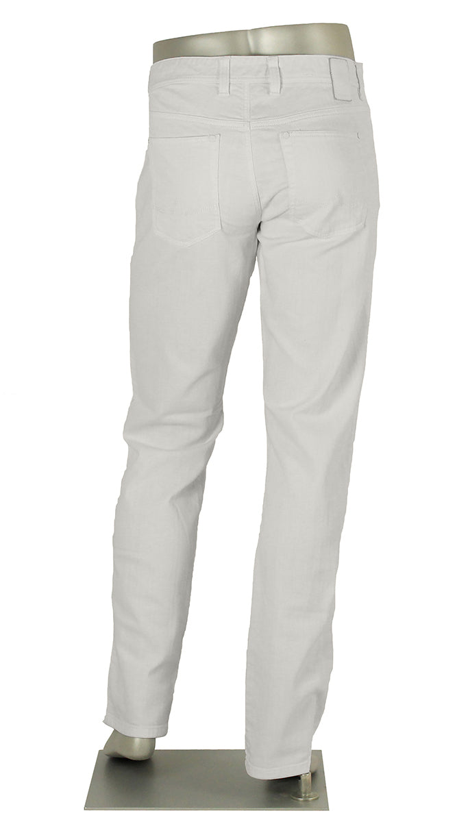 ALBERTO JEANS PIPE DENIM T400 LIGHT WEIGHT WHITE P1975-100 1975