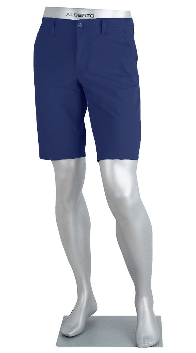 Alberto Earnie Golf 3x Dry Shorts Indigo - Alberto Shorts USA 
