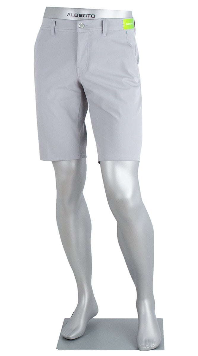 Alberto Earnie Golf 3x Dry Shorts Light Grey - Alberto Shorts USA