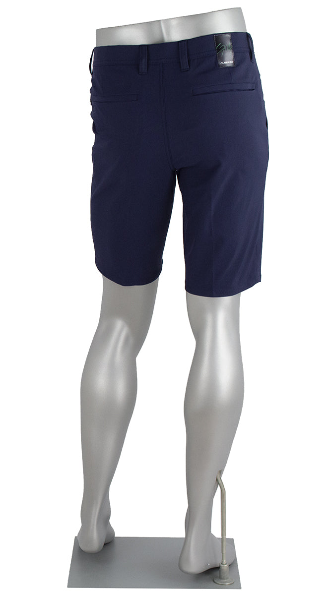Alberto Earnie Golf 3x Dry Shorts Navy Back View