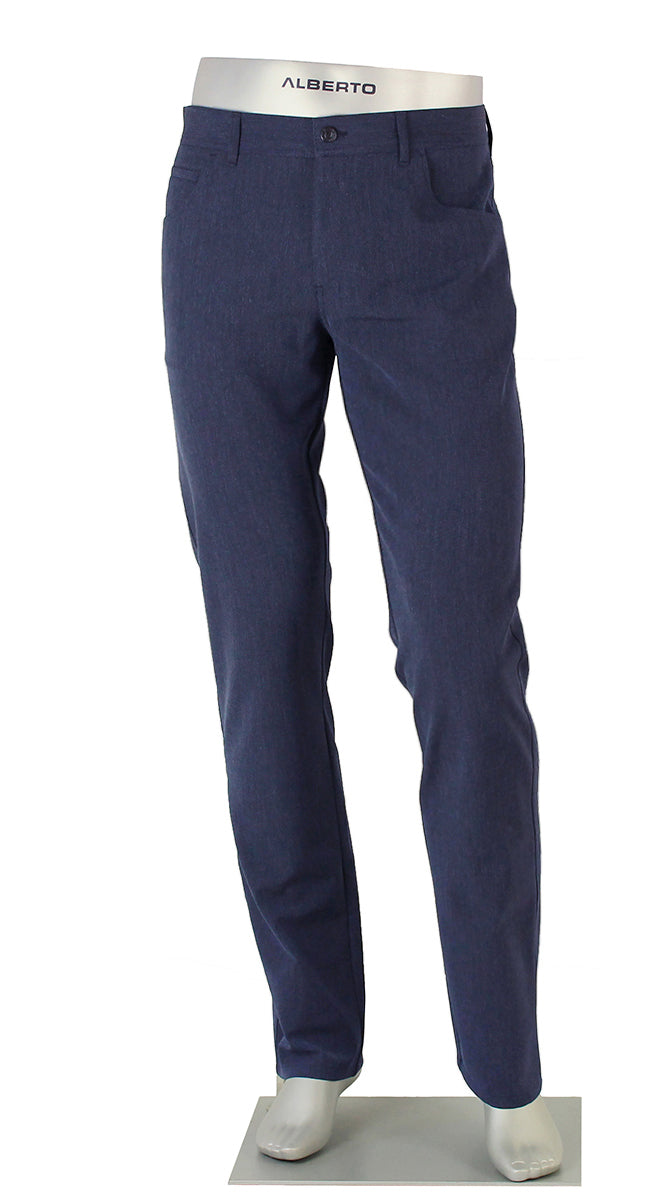 Alberto Pipe Ceramica Heather Blue - Alberto Pants USA 