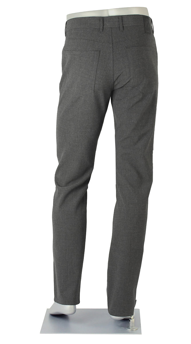Alberto Pipe Ceramica Med Grey Pants Back View