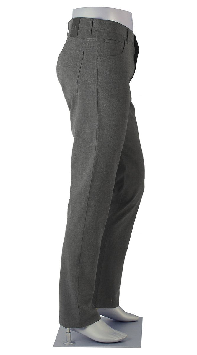 Alberto Pipe Ceramica Med Grey Pants Side View