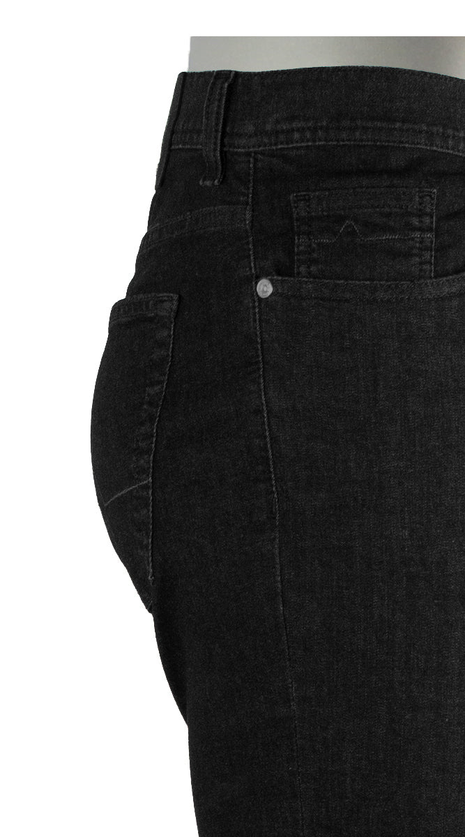 Alberto Pipe Coolmax® Business Jean Black Closer View