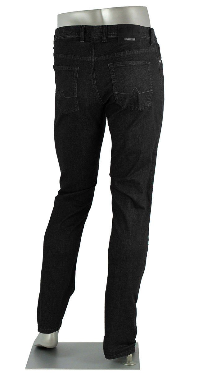 Alberto Pipe Coolmax® Business Jean Black Back View
