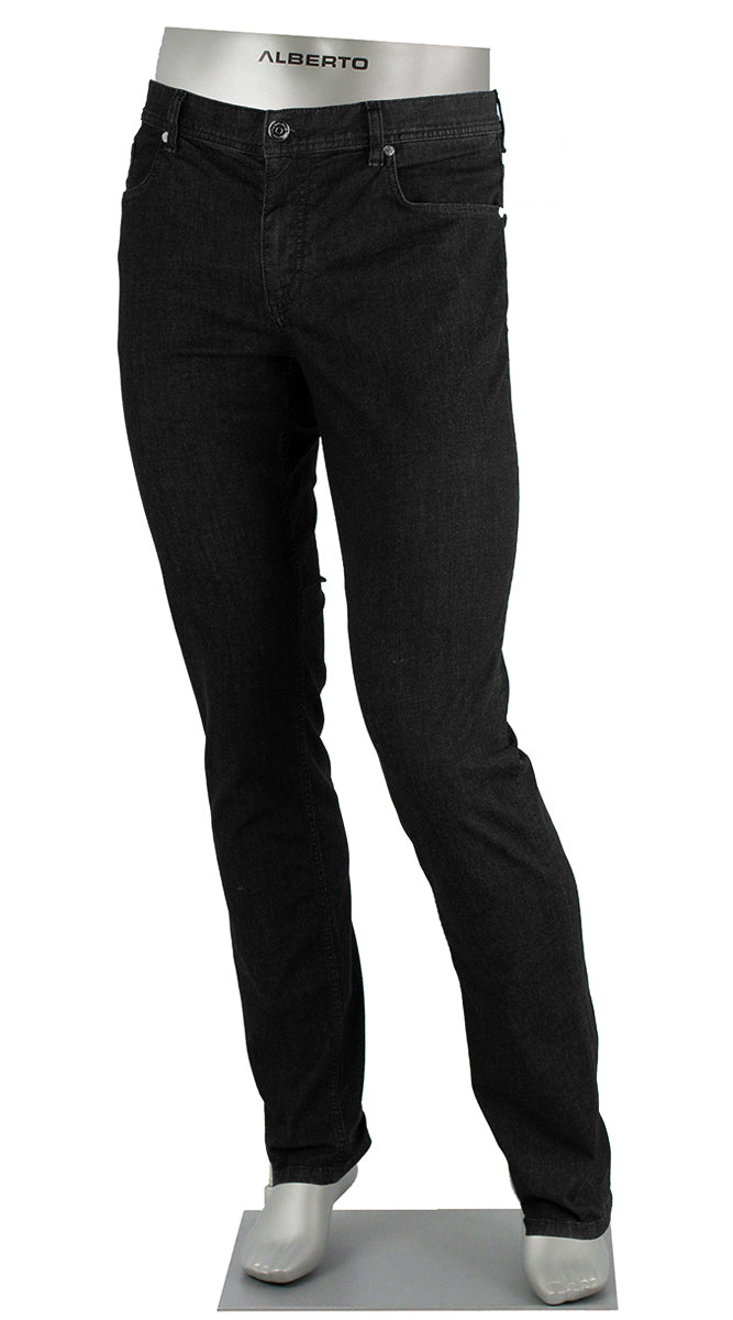 Alberto Pipe Coolmax® Business Jean Black - Alberto Pants USA