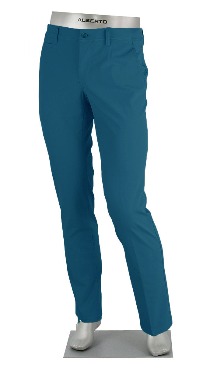 Alberto Rookie Golf 3x Dry Pant Teal Blue - Alberto Pants USA