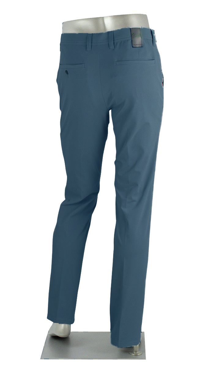 Alberto Rookie Golf 3x Dry Pant Teal Blue Back View