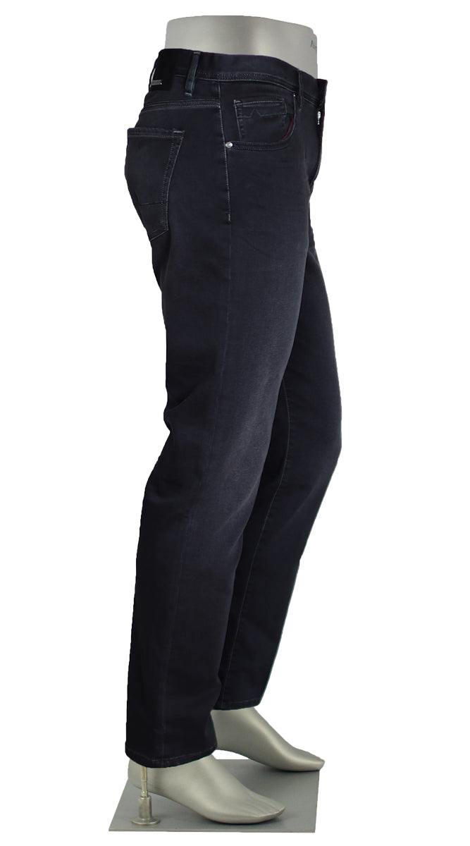 Alberto Pipe Premium Business Tencel Black Side View 