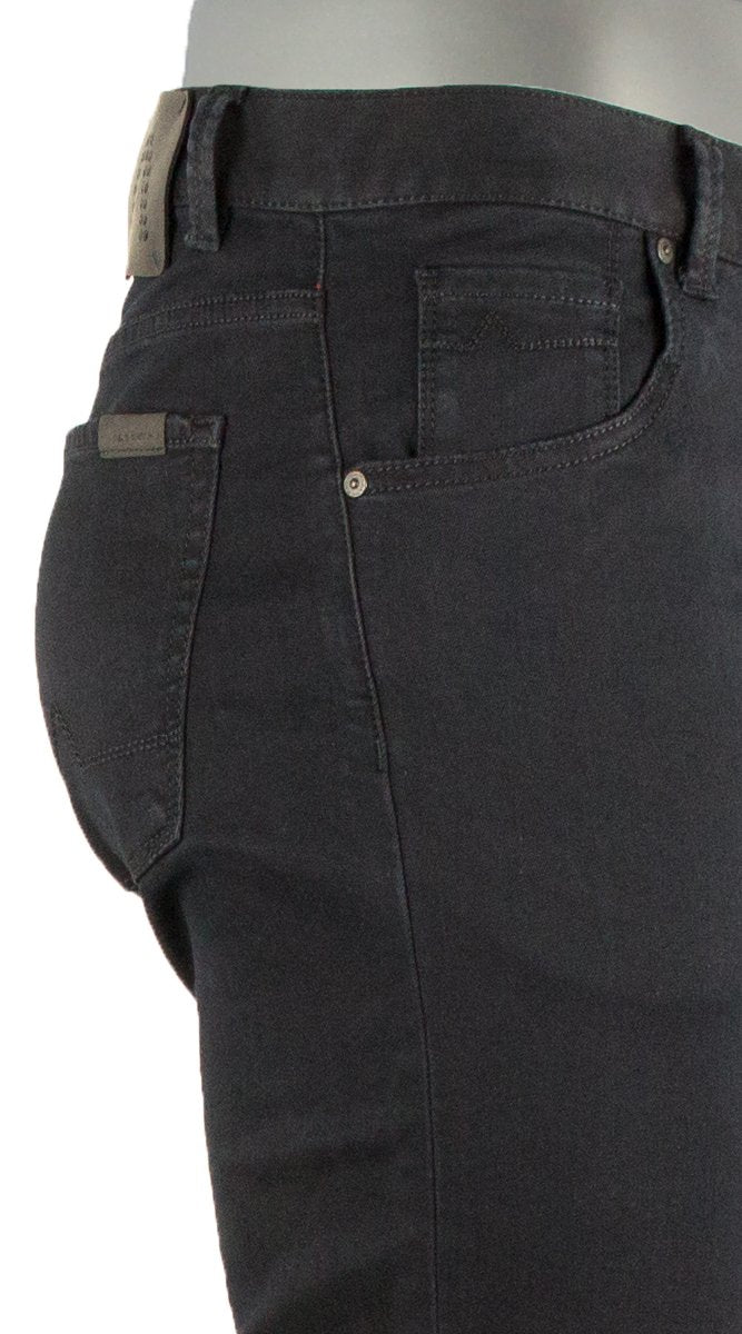 Alberto Slim Jeans Dual Fx Dark Indigo Closer View 