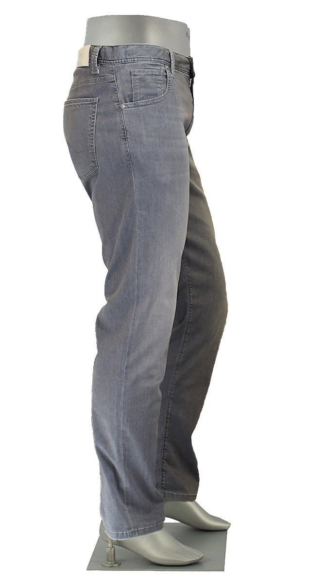 Alberto Stone Tencel Light Weight Grey Side View