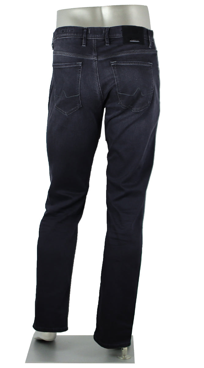 Alberto Pipe Premium Business Tencel Black Back View 